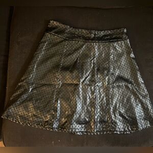 Black I Heart Pinc Skirt